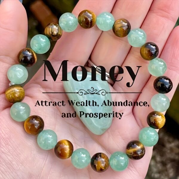 Universal Natural Stone Citrine Dongling Stone Malachite Bracelet - Image 8