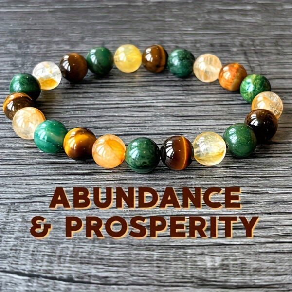 Universal Natural Stone Citrine Dongling Stone Malachite Bracelet - Image 3